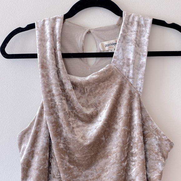 Anthropologie Porridge Jessie Velvet Halter Top - Picture 9 of 14